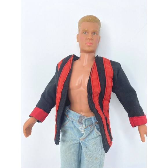 New Kids On The Block  Ken Doll Donnie Walburg Rat Tail 1990 Big Step Hasbro - Picture 2 of 16